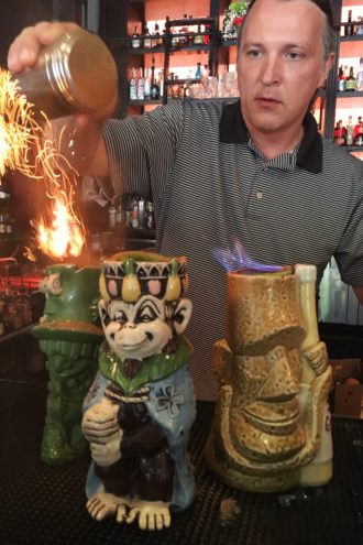 Campbell knows his tiki. (Photo: Catherine Downes)