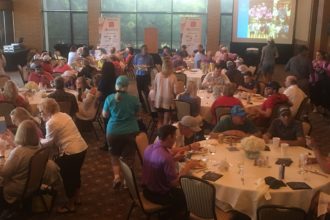 Guests enjoy the 19th Hole celebration at Las Colinas Country Club.