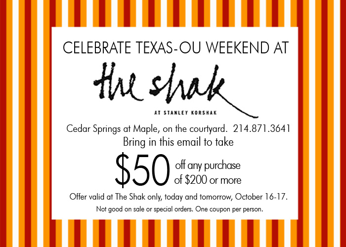 The Shak coupon