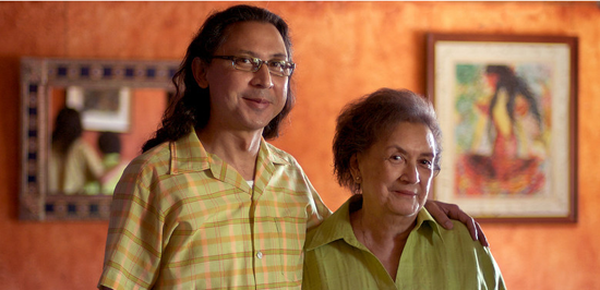 Ricardo and mama Anita in happier times.