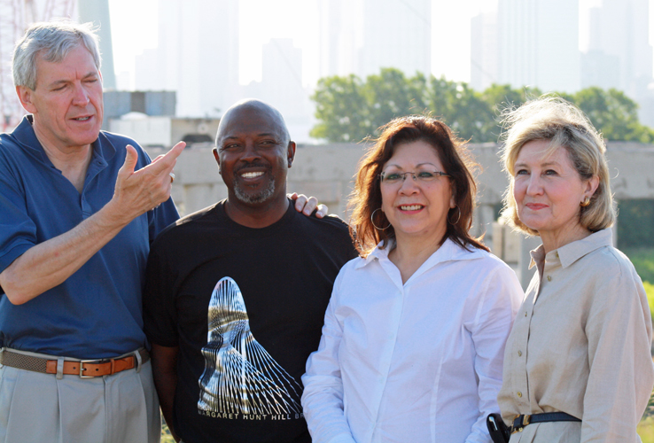 Tom Leppert, Tennell Atkins, Delia Jasso and Kay Bailey Hutchison  IMG_0482