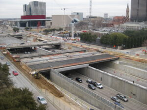 The Park will have 50 percent of the beams installed by the end of this week.