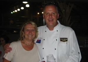 Susana Balbo with Chef Andrew Ormsby