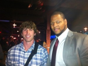 Jordan Shipley of the Bengals and Ndamukong Suh of the Detroit Lions.