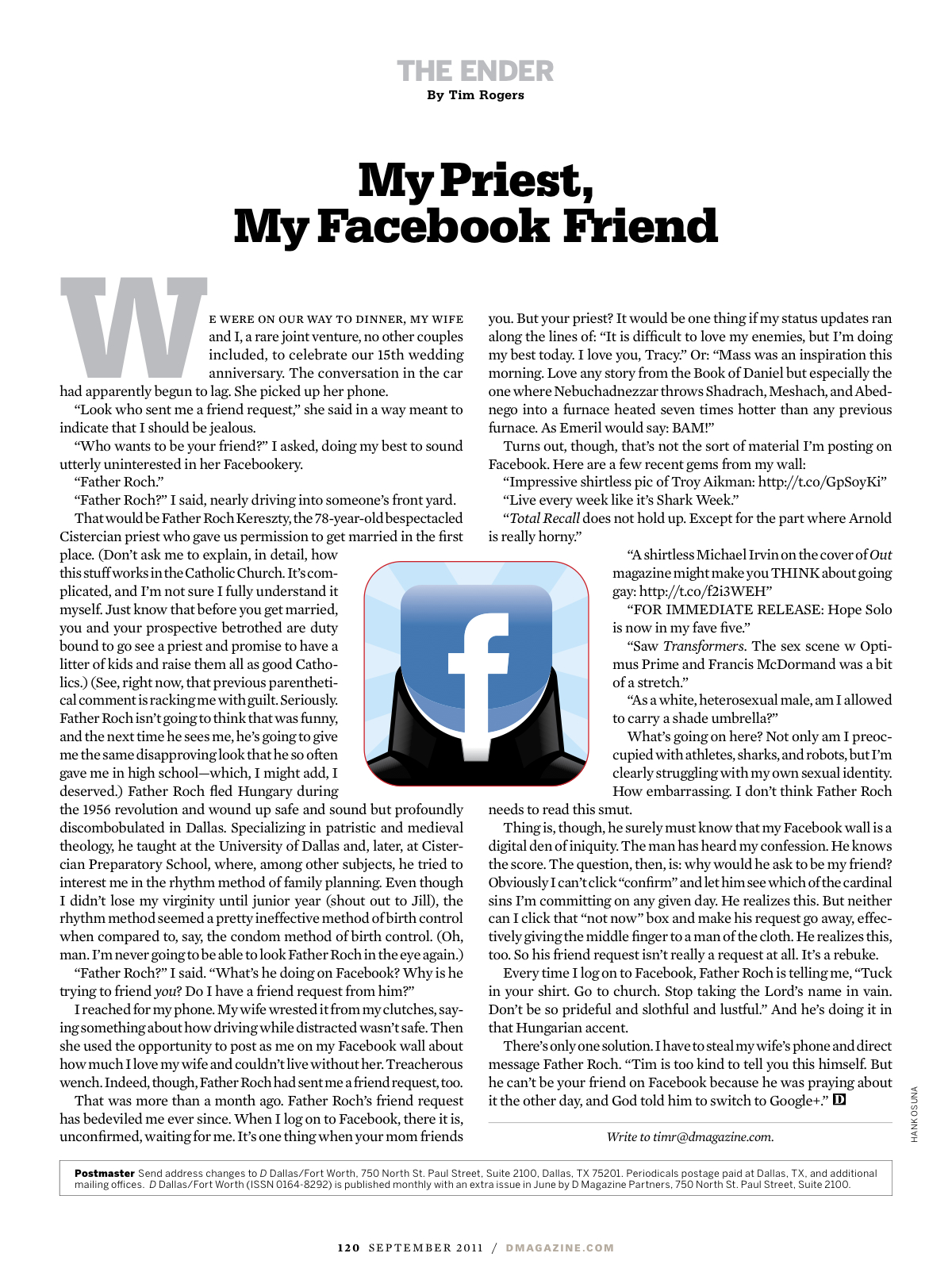 What Happens When Your Priest Tries to Friend You on Facebook? image