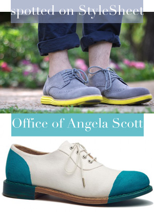 colorful oxfords