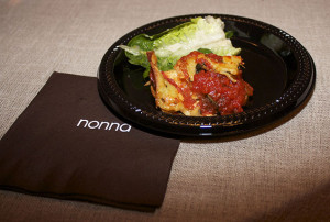Nonna’s Lasagne and Arugula salad