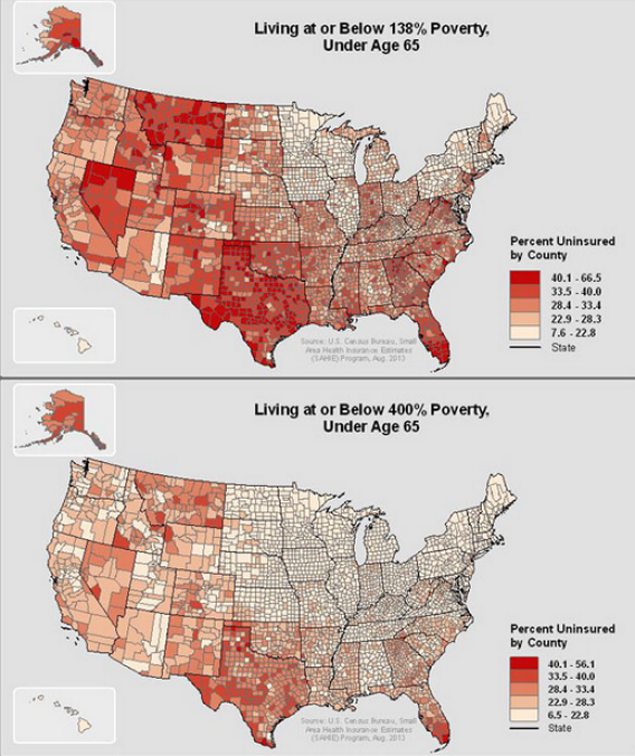 When It Comes to the Health Care Uninsured, Texas is the Reddest of Red ...