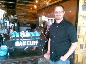 Shannon Neffendorf, owner of Oak Cliff Coffee Roasters (Staff Photo: Rick Lopez) 