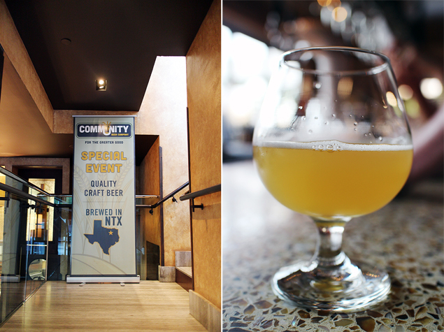 Beer, this way (left); Witbier (right)