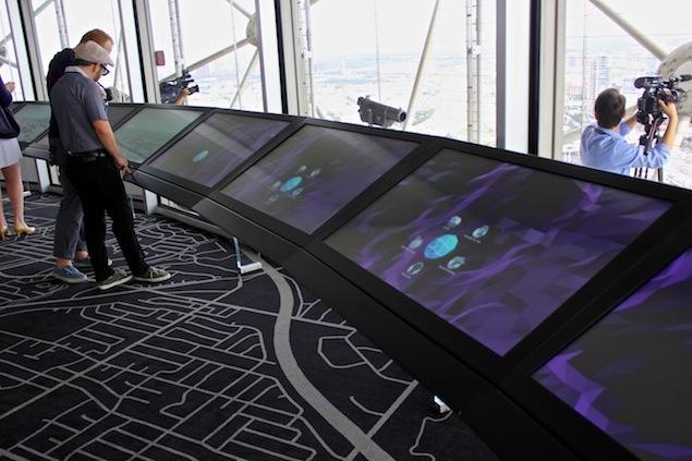 reunion tower inside