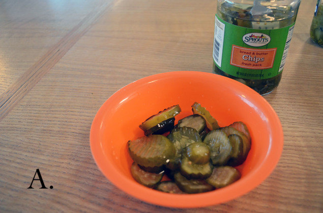 Sprouts' bread and butter pickles