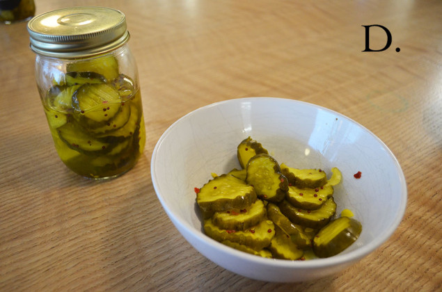 Twisted Roots' bread and butter pickles