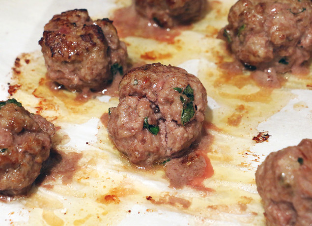 Midnight meatballs (photography by Hayley Votolato)