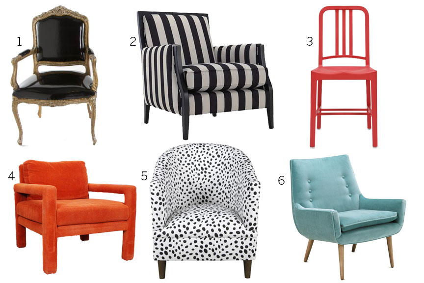 orange accent chair target