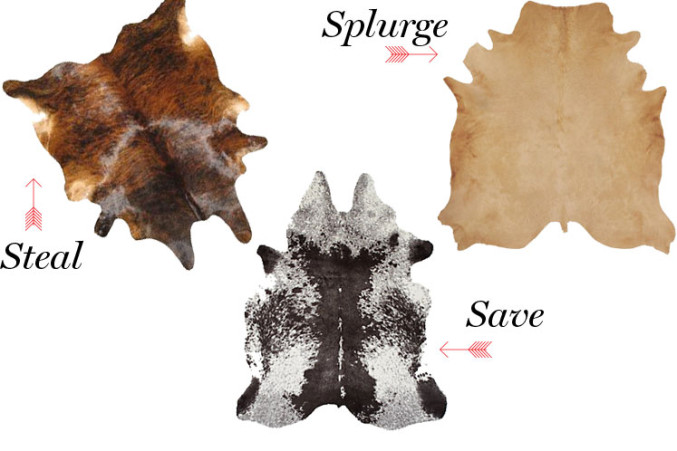 Splurge Save Steal Cowhide Rugs D Magazine