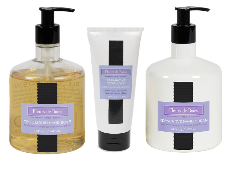 LAFCO True Liquid Soap and Reparative Hand Cream in Fleurs de Baies