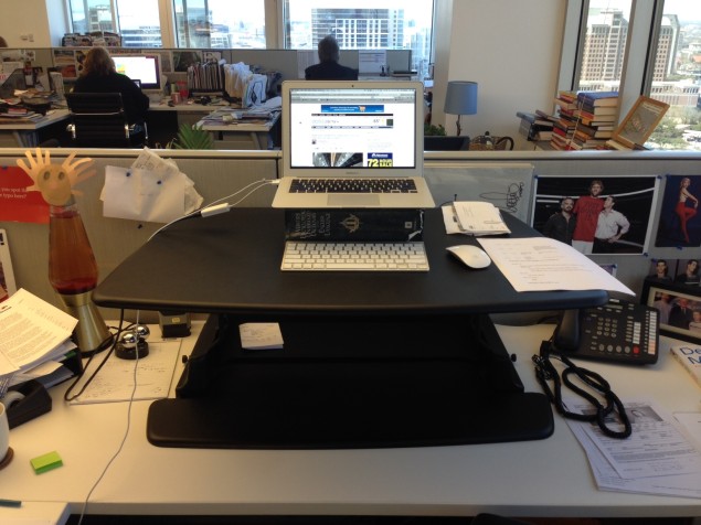 The Varidesk, from Coppell-based Gemmy Industries