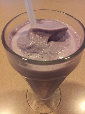 The Purple Cow's purple milkshake is no more.