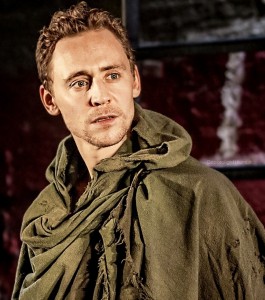 Tom Hiddleston in Donmar's production of Coriolanus. 