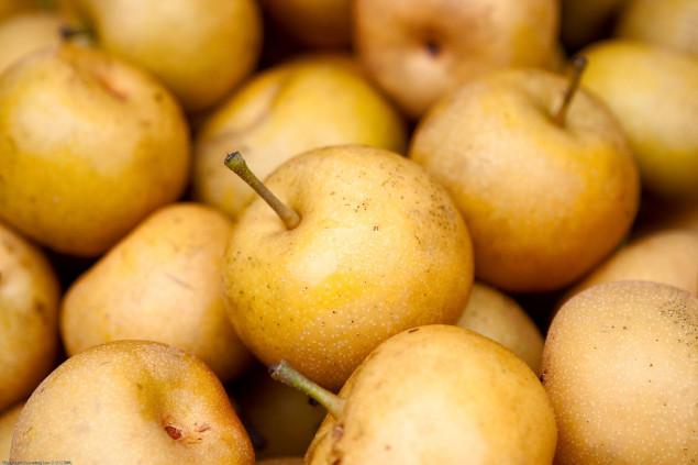 Asian pears (via Flickr)