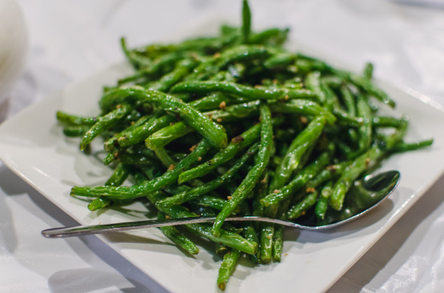 Royal's pan-fried green beans