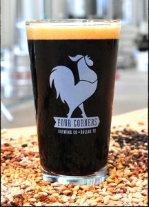 A sample of the wares at Four Corners Brewing Company. 