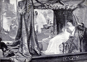 Antony and Cleopatra. Public domain. 
