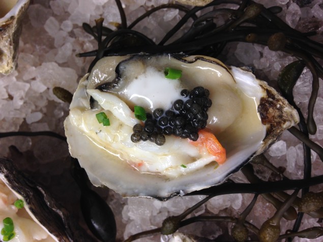 Butter Poached Oysters with King Crab4