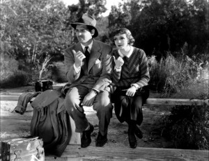 Still from It Happened One Night, which will screen at Klyde Warren Park on Saturday. 