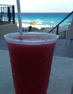 You're not at the beach. But at least daquiris are easy to make! Flickr|Liz Brooks