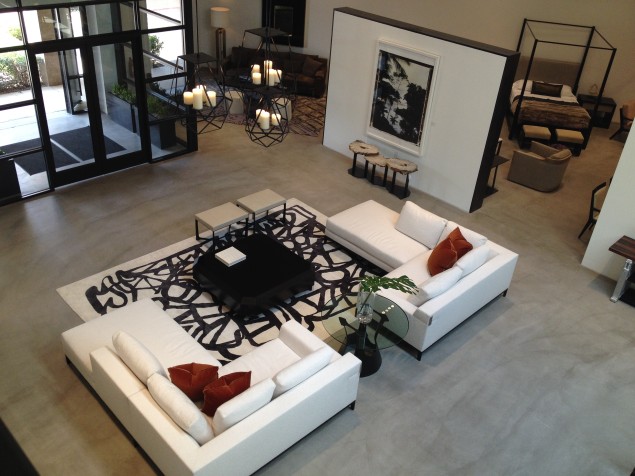 The new Holly Hunt showroom in the Design District. Photo by Margaux Anbouba. 