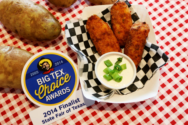 Chicken Fried Loaded Baked Potato. Photo credit: State Fair of Texas.