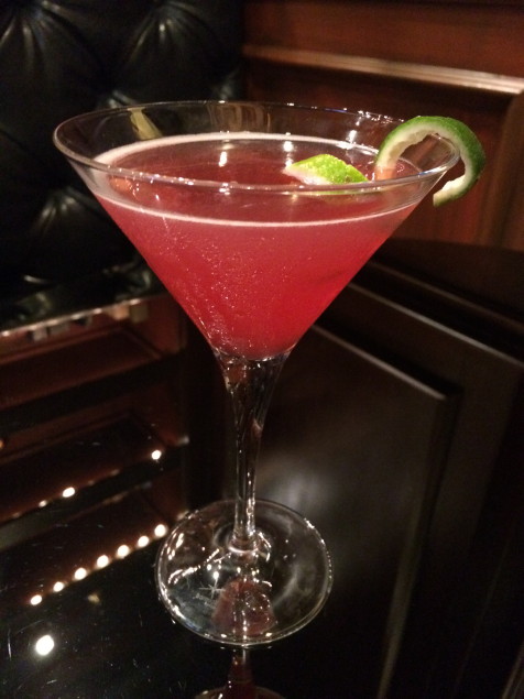 The Watermelontini. Photo courtesy of The Library Bar.