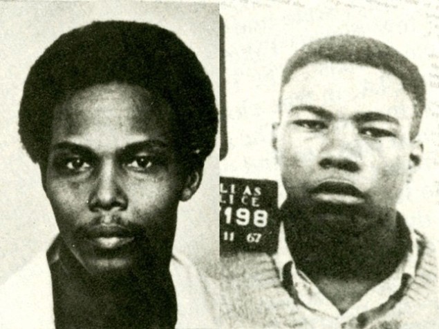 Willard Jackson (left) spent eight years locked up for a crime to which John Lewis (right) confessed.