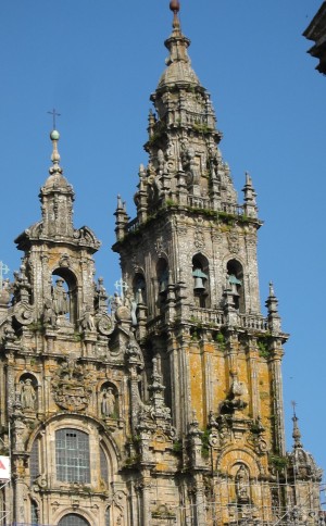 Cathedral in Santiago de Compostela, Spain