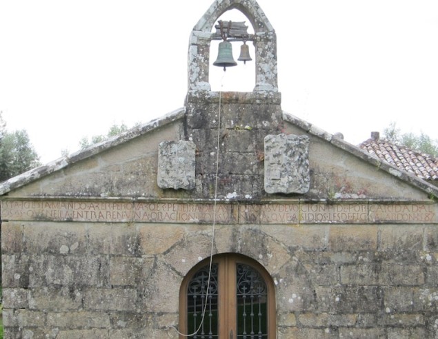 The historic Pazo San Mauro chapel which dates back to 1582