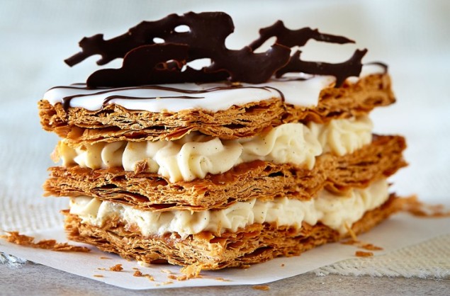 Rush Patisserie's mille-feuille. Photo by Kevin Marple.