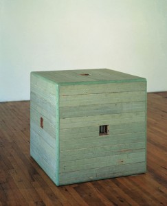 Green Piece, 1976—77. Jackie Winsor. Courtesy of the Modern Art Museum of Fort Worth. 