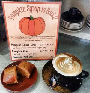 Pumpkin is back. Photo courtesy of White Rock Coffee.