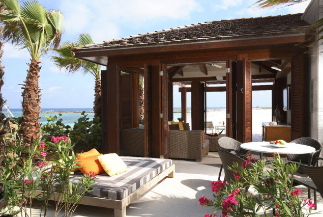 The Cove's amenities include private beachside cabanas.