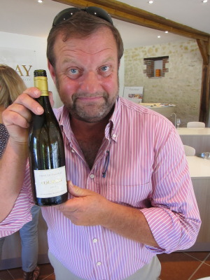 Winemaker Alexandre Monmousseau of Chateau Gaudrelle 