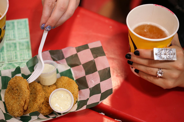 Fried Green Tomatoes. Photo by Catherine Downes.