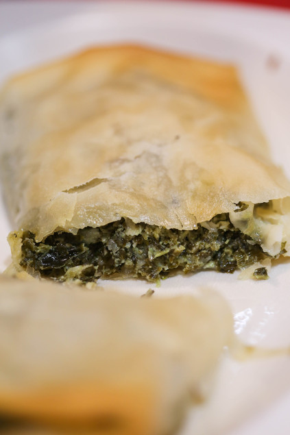 Spanakopita. Photo by Catherine Downes.