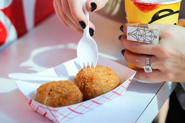 Fried Mashed Potatoes. Photo by Catherine Downes.