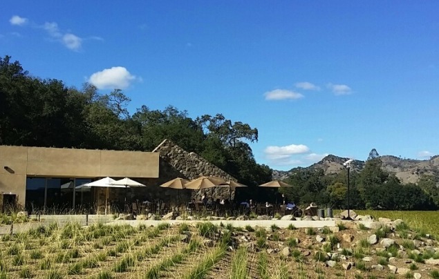 The new tasting room at Stag's Leap Wine Cellars