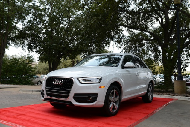 One of the rides on display, courtesy of event sponsor North Texas Audi.