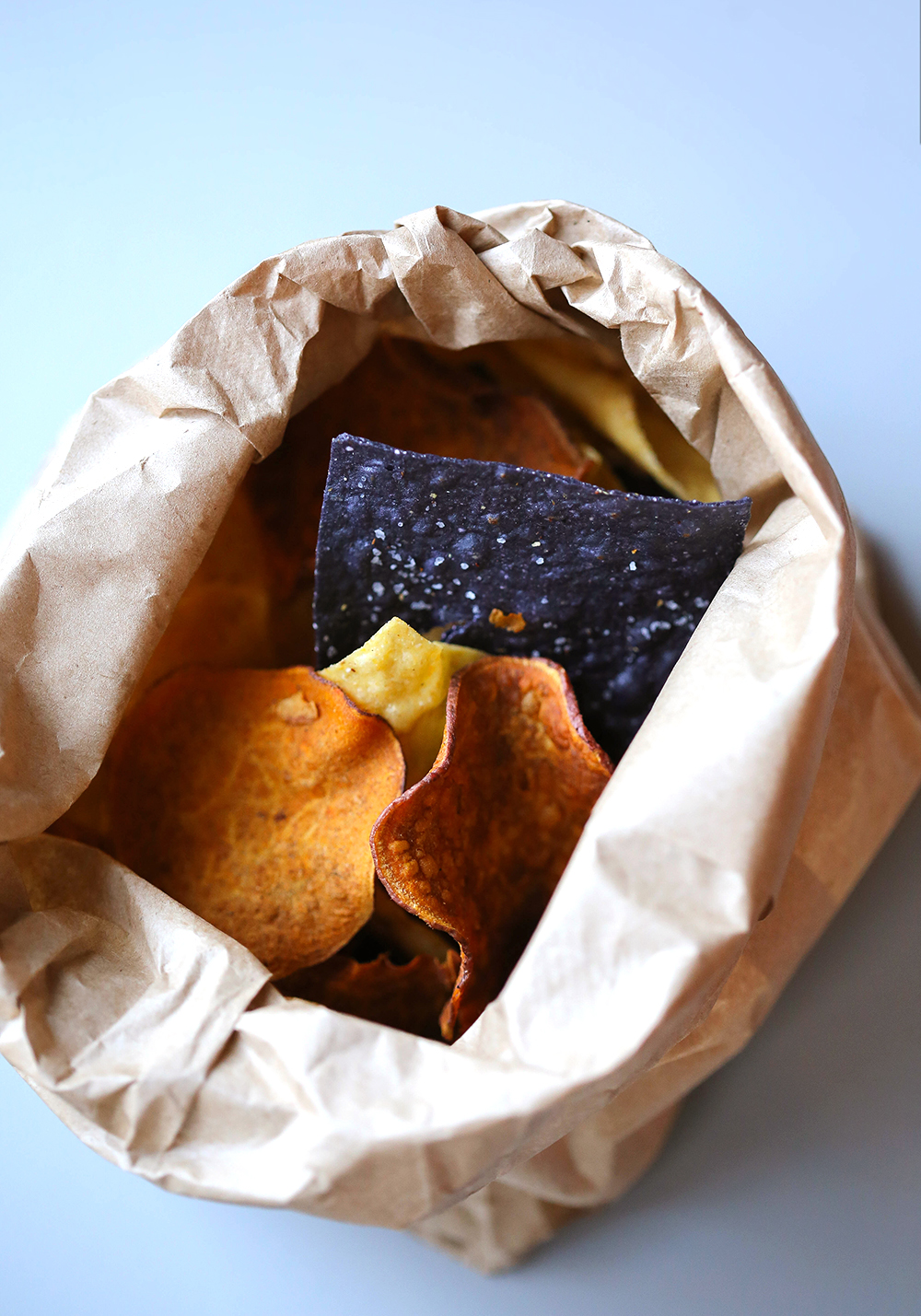 A bag of house chips. Photo by Catherine Downes.