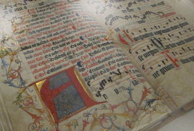 A Gregorian chant from the 11th Century sung by the Canons during prayer