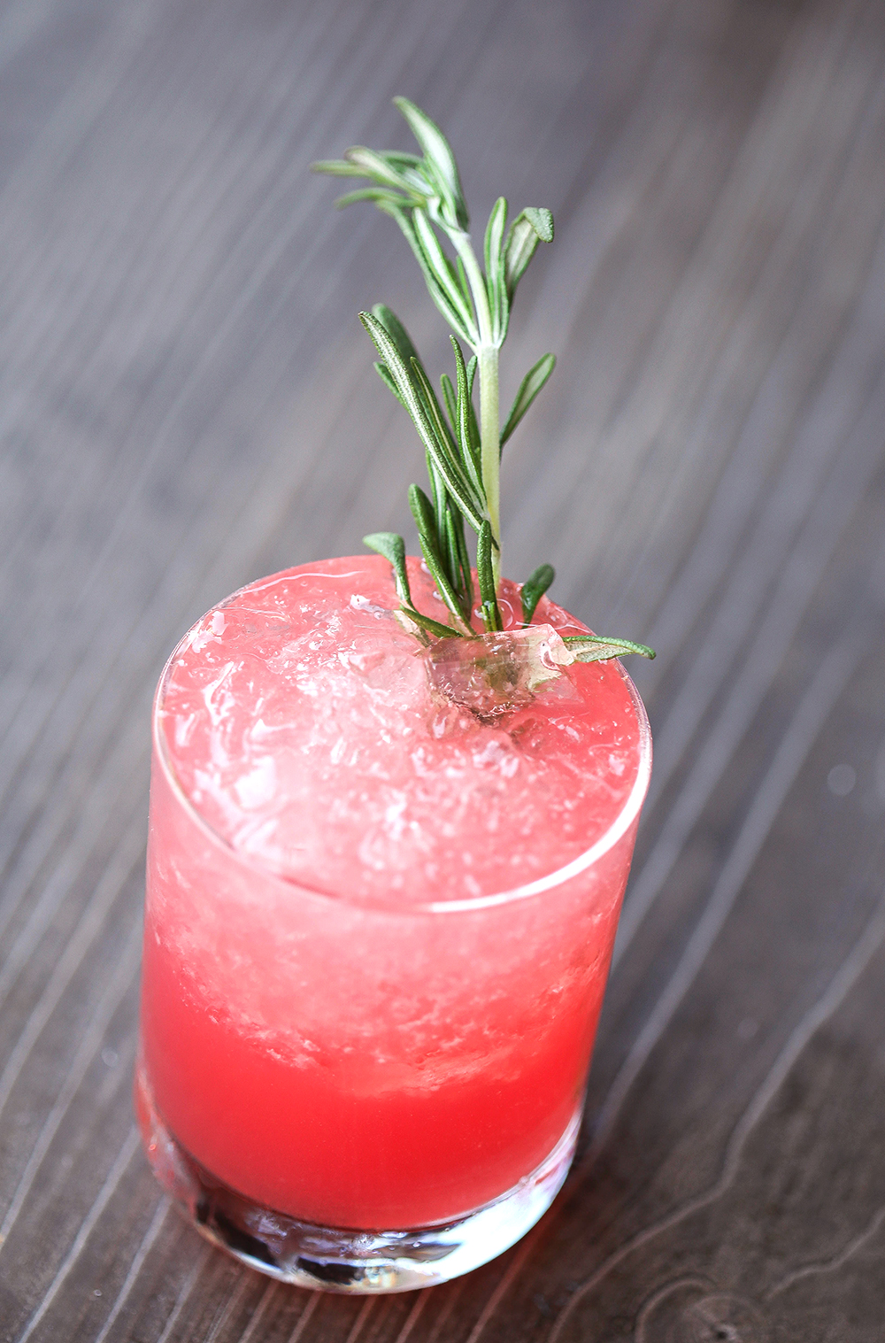 A rosemary and gin cocktail. Photo by Catherine Downes. 
